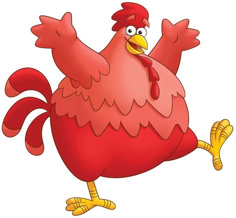 cartoon big chicken